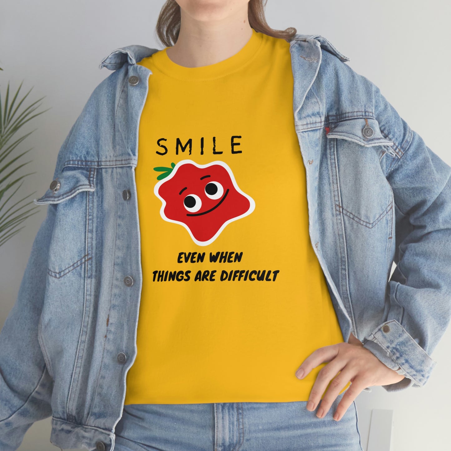 Smile Unisex Heavy Cotton Tee