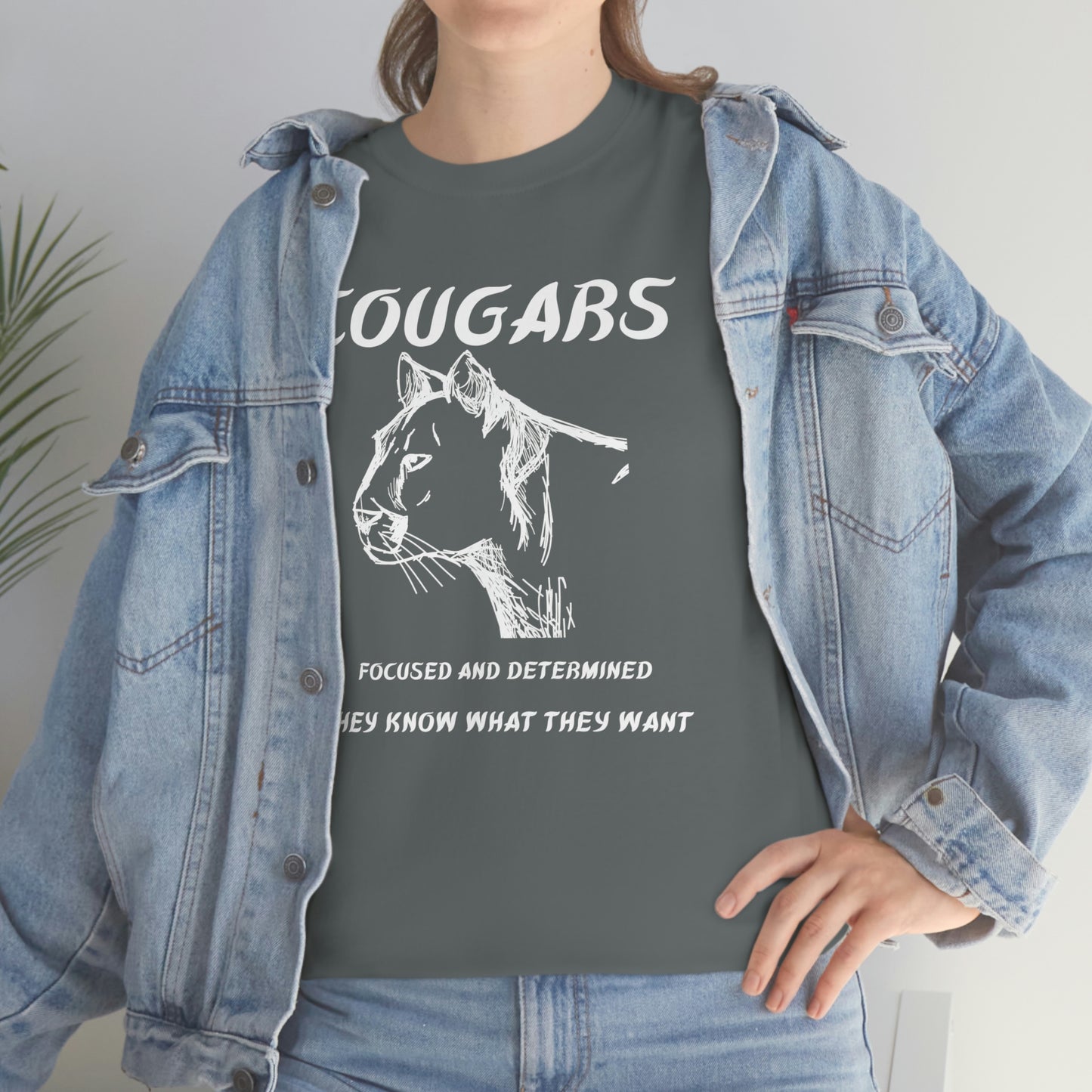 Cougars Unisex Heavy Cotton Tee