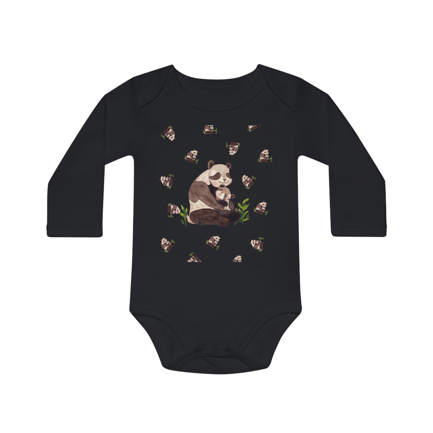 Baby Talk, Baby Long-Sleeve Organic Bodysuit