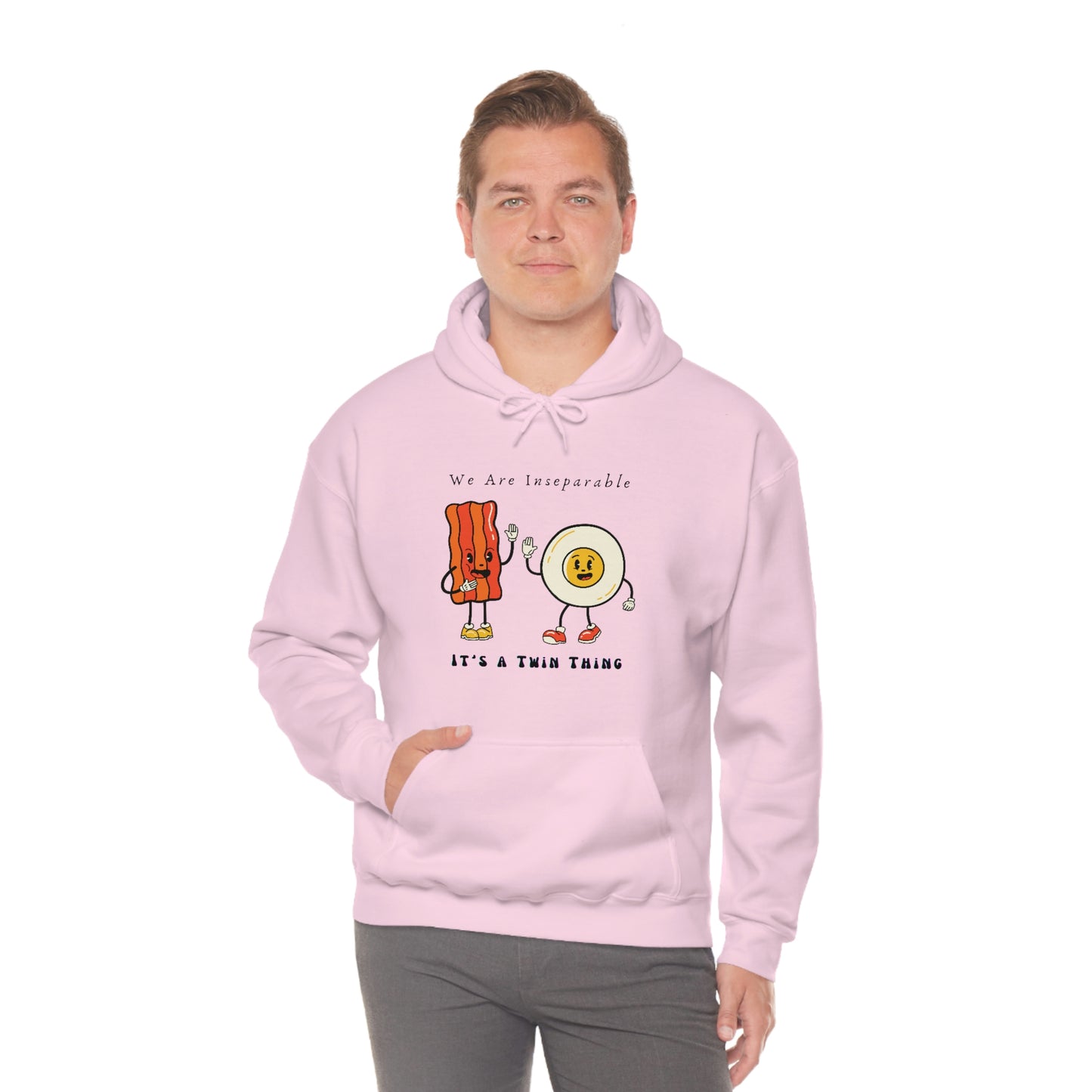 Twin, Unisex Heavy Blend™ Hooded Sweatshirt