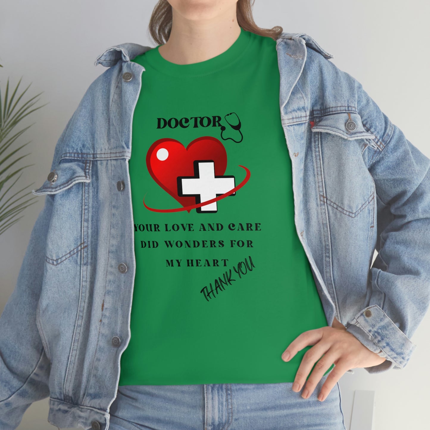 Medical, CVICU, EKG, Unisex Heavy Cotton Tee