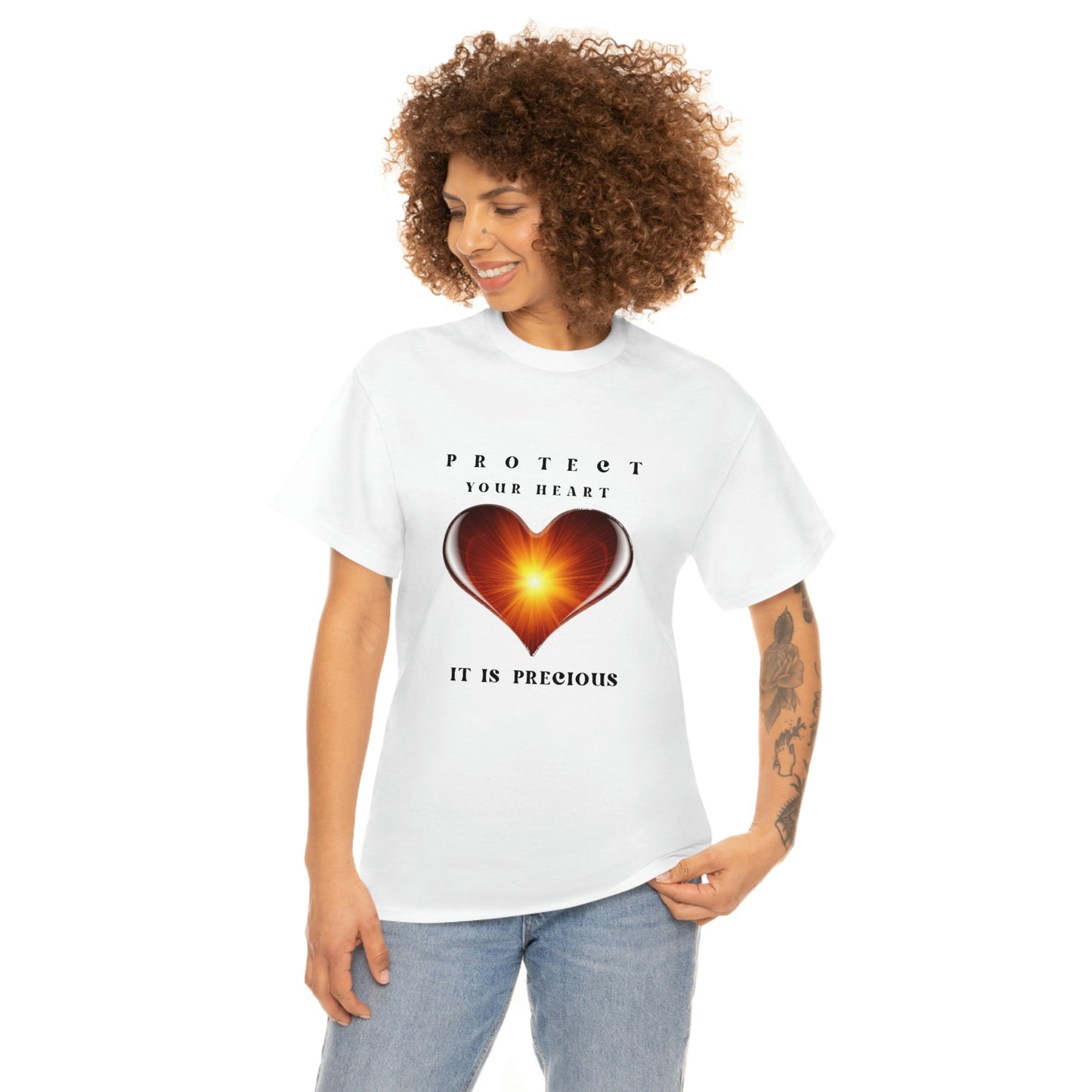 Protect Your Heart Unisex Heavy Cotton Tee