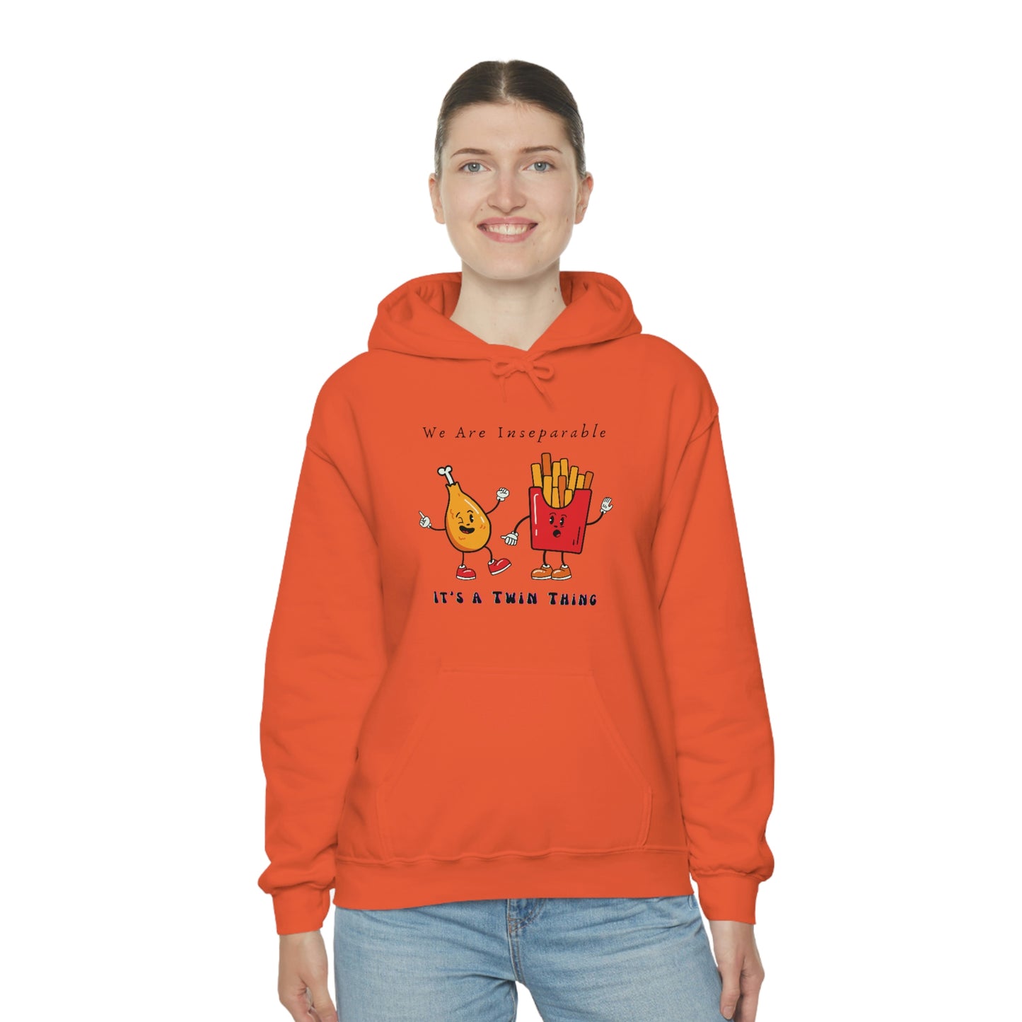 Twin, Unisex Heavy Blend™ Hooded Sweatshirt