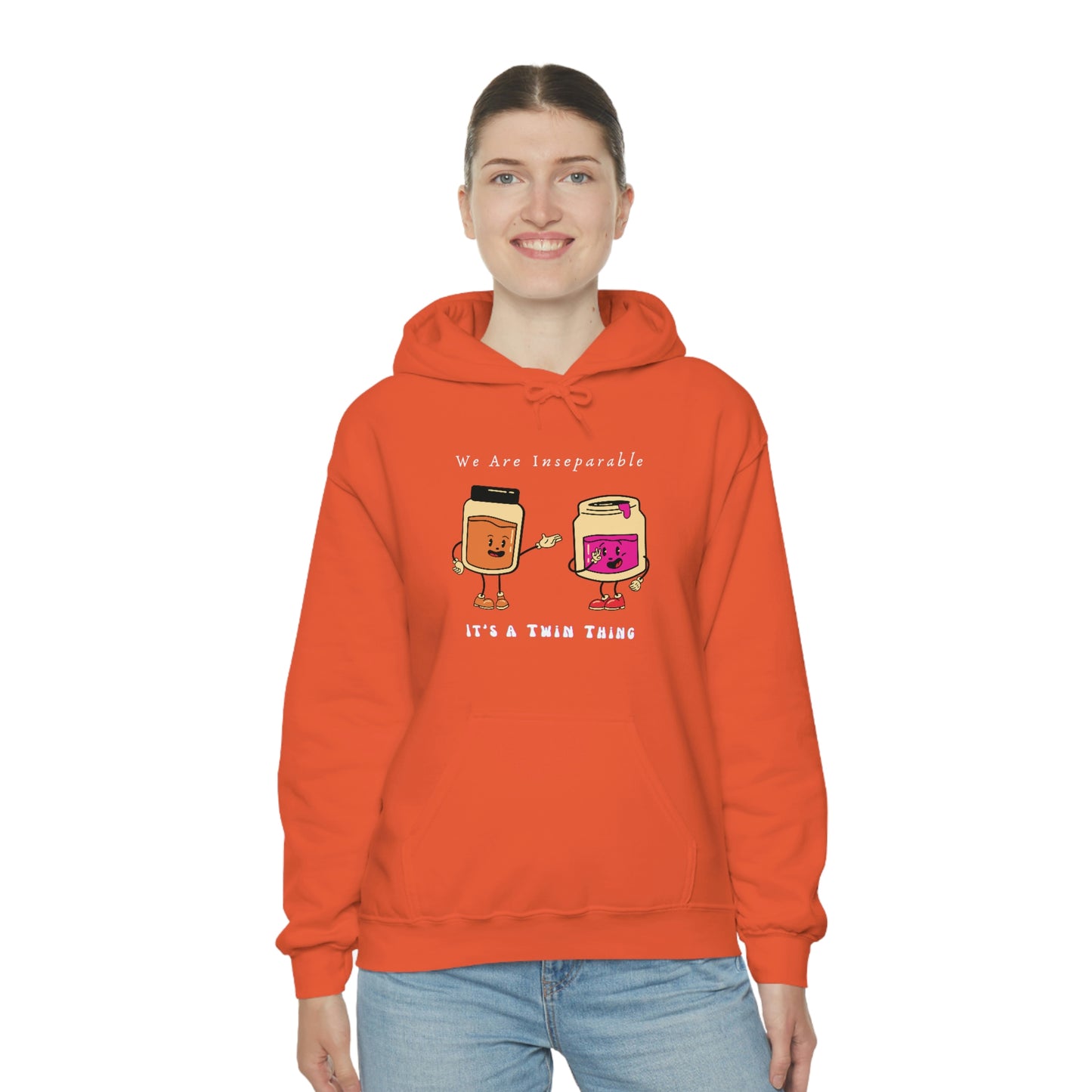 Twin, Unisex Heavy Blend™ Hooded Sweatshirt