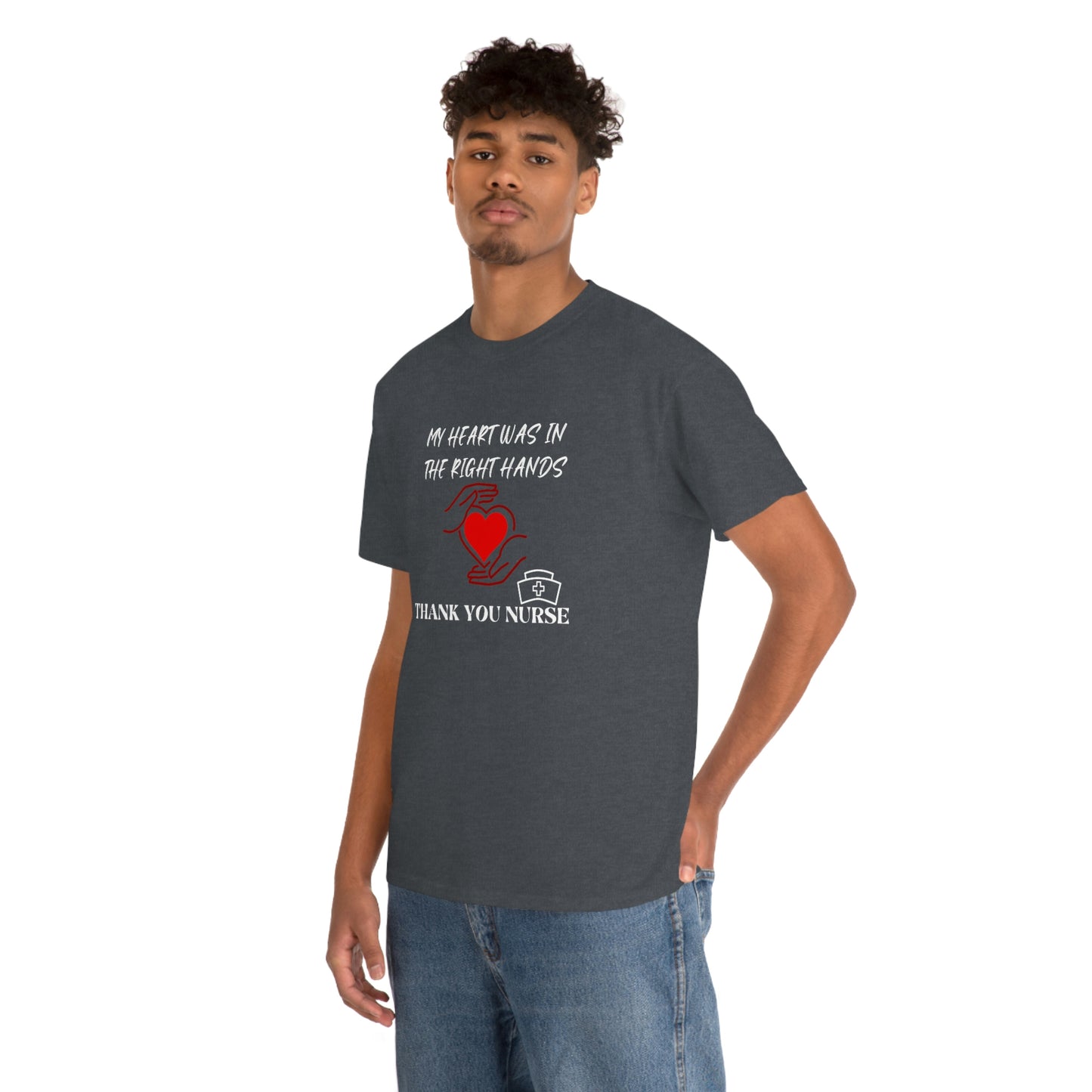 Medical, CVICU, EKG, Unisex Heavy Cotton Tee