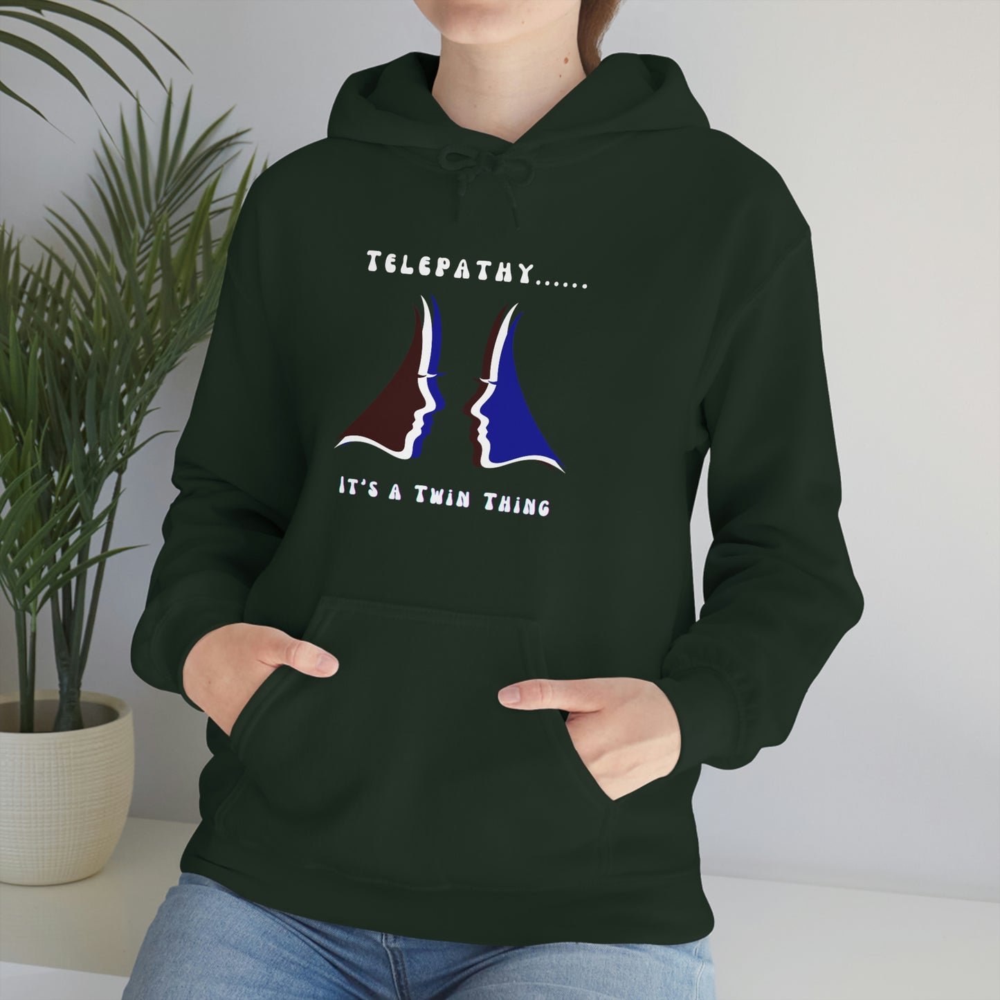 Twin, Unisex Heavy Blend™ Hooded Sweatshirt