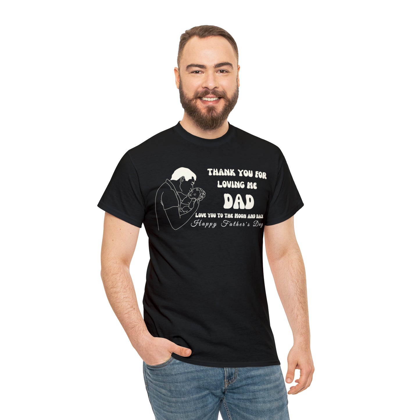 Exotic Print Father's Day Unisex Heavy Cotton Tee