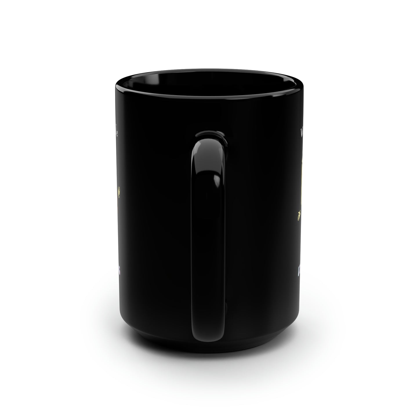 Twin Black Mug, 15oz