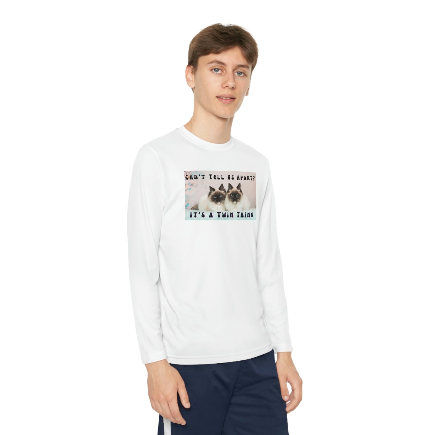 Twin, Youth Long Sleeve Competitor Tee