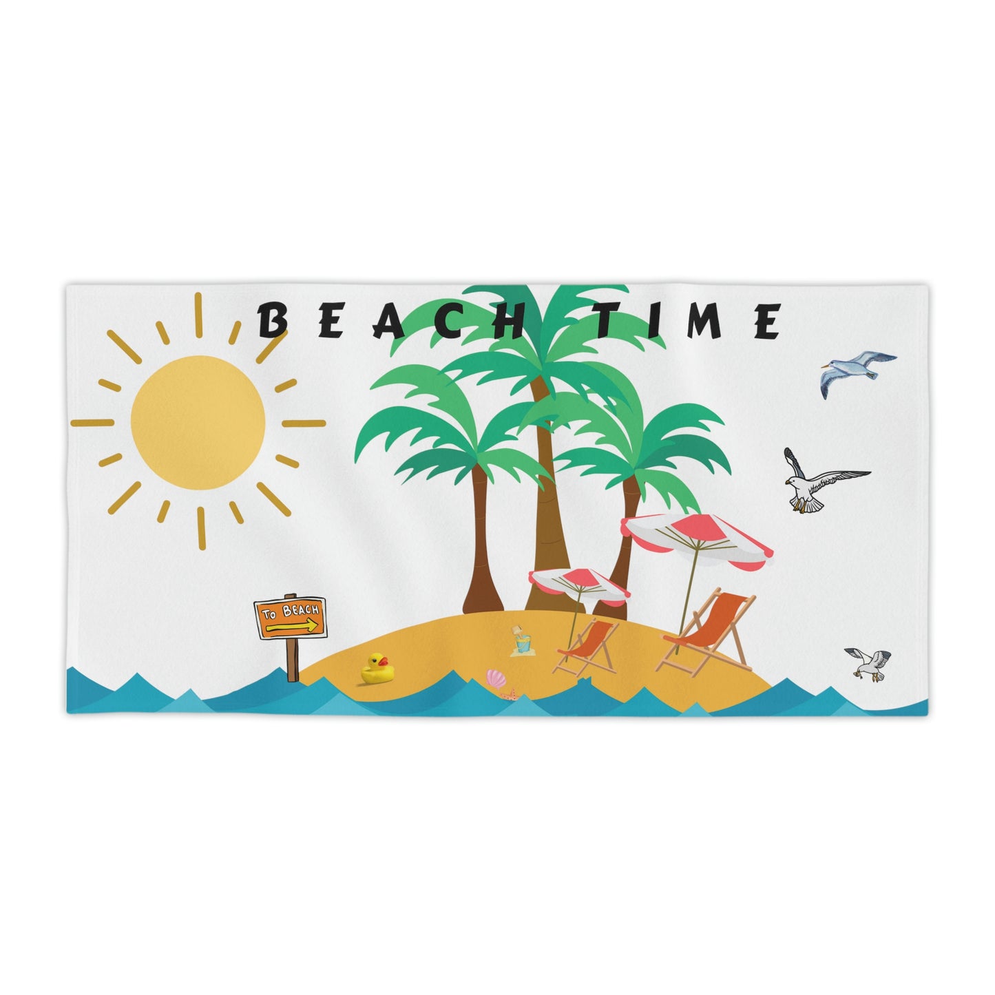 Beach Time Beach Towels