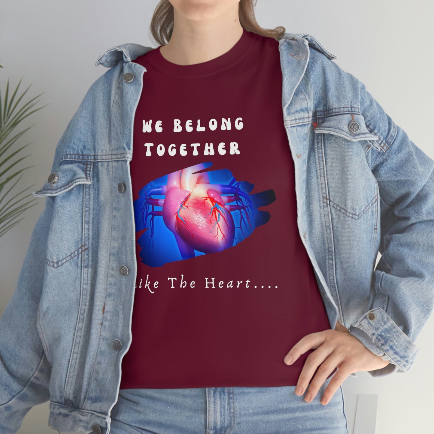 Stronger Together, Love, Unisex Heavy Cotton Tee