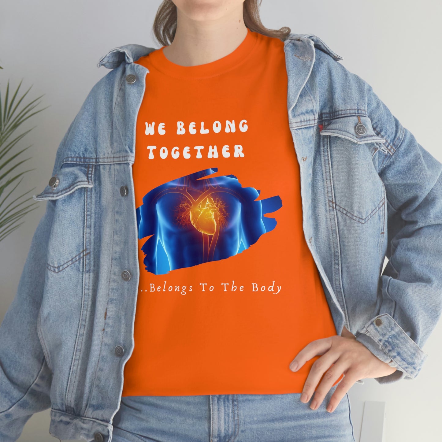 Stronger Together, Love, Unisex Heavy Cotton Tee