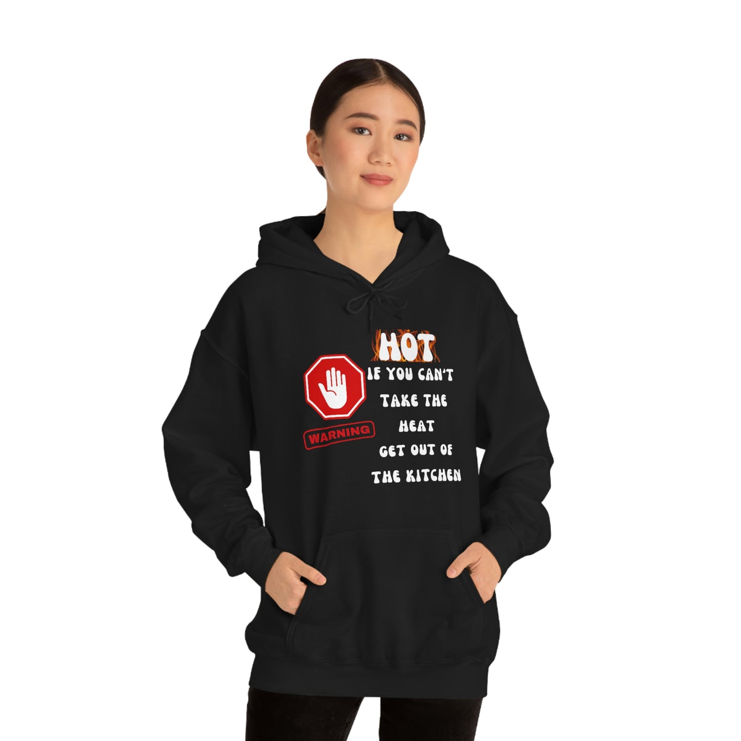 Warning, Unisex Heavy Blend™ Hooded Sweatshirt