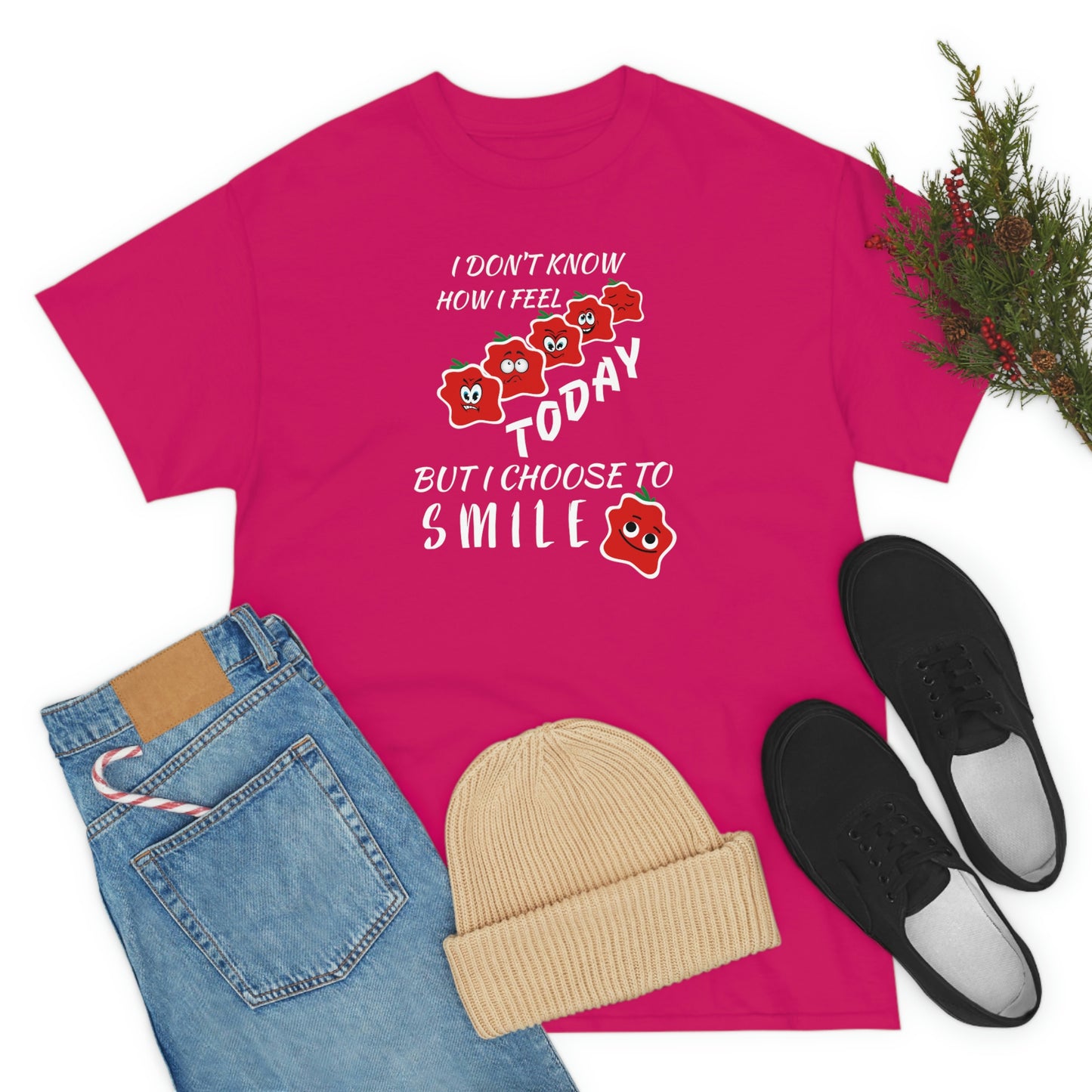 Smile Unisex Heavy Cotton Tee