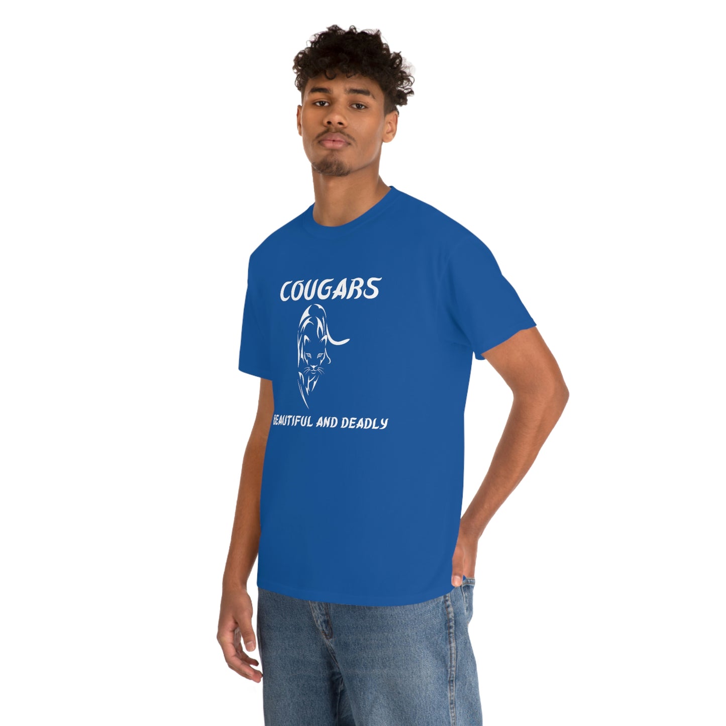 Cougars Unisex Heavy Cotton Tee