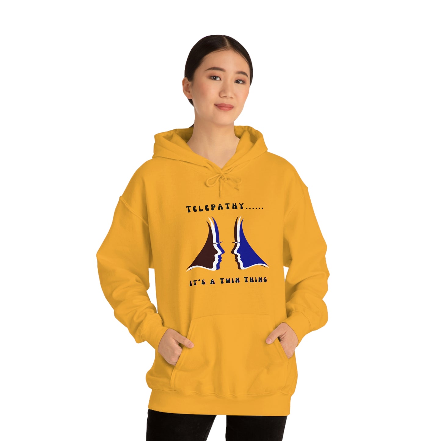 Twin, Unisex Heavy Blend™ Hooded Sweatshirt