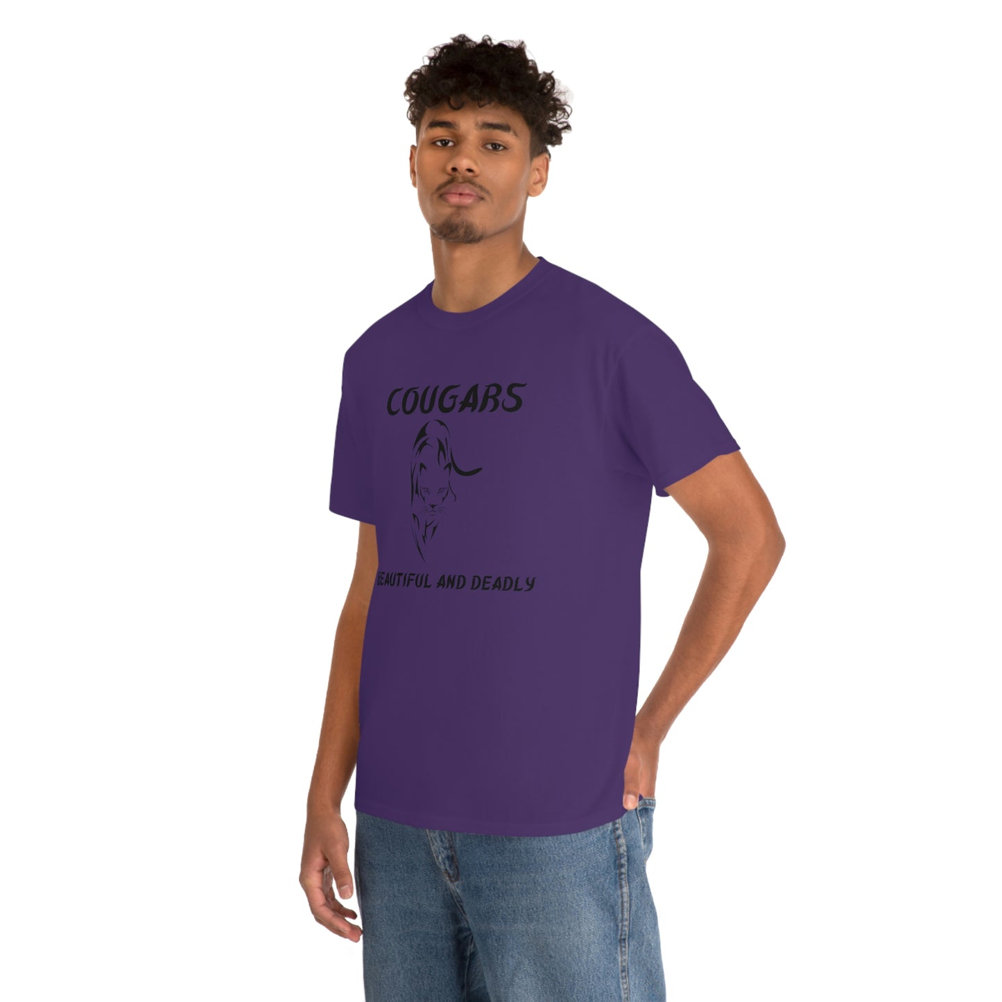 Cougars Unisex Heavy Cotton Tee