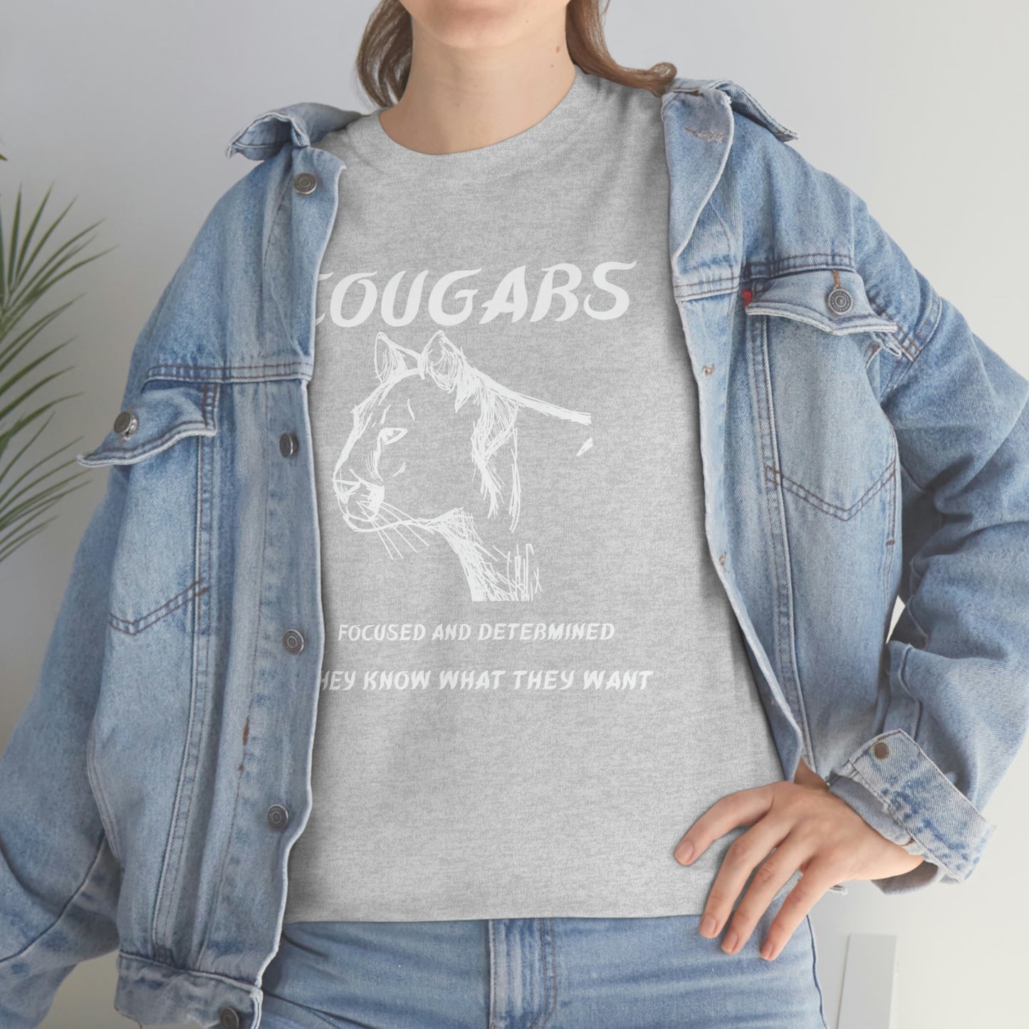 Cougars Unisex Heavy Cotton Tee