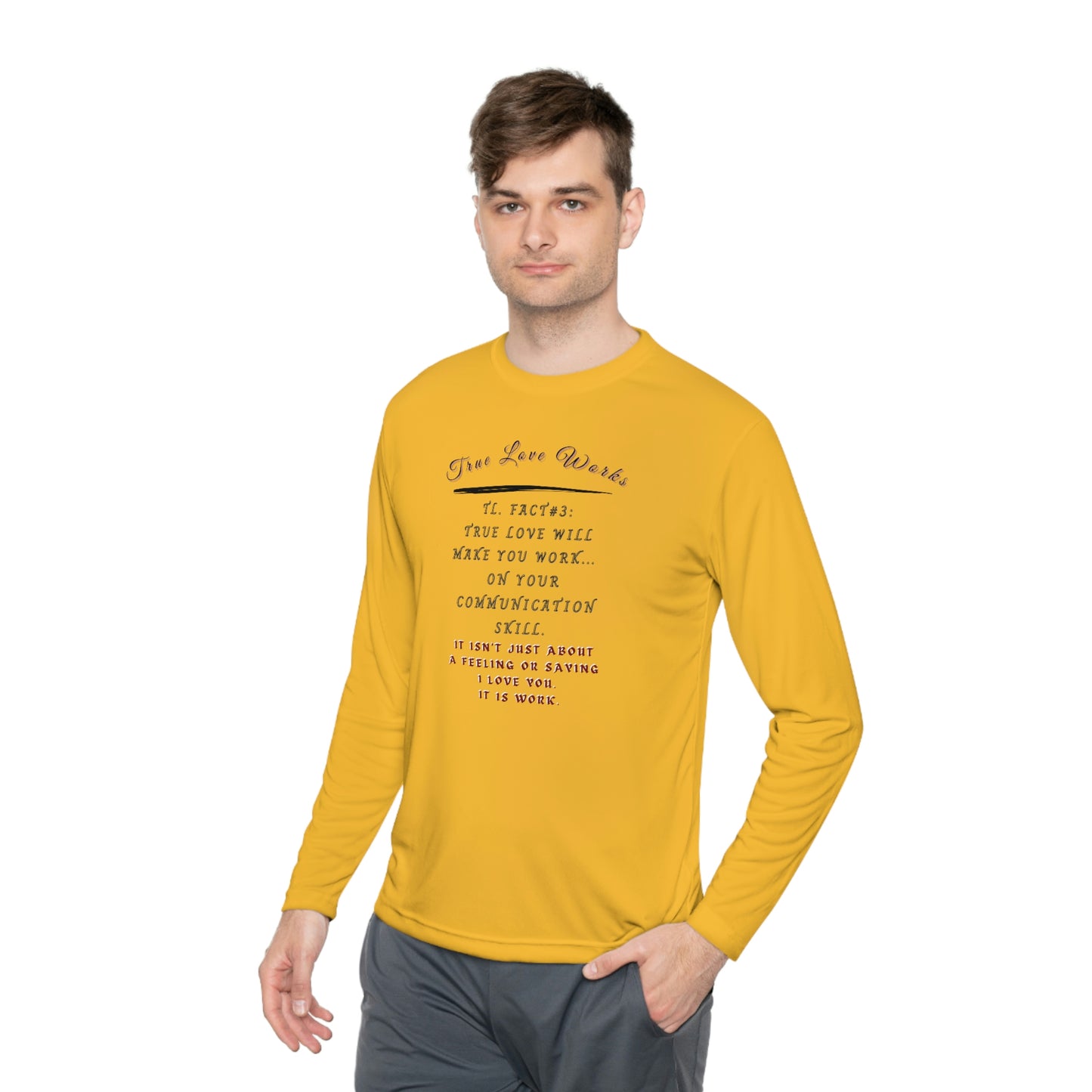 True Love, Unisex Lightweight Long Sleeve Tee