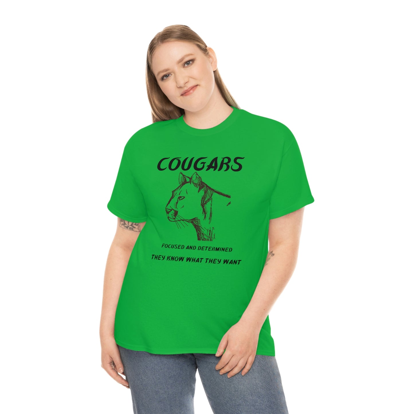 Cougars Unisex Heavy Cotton Tee