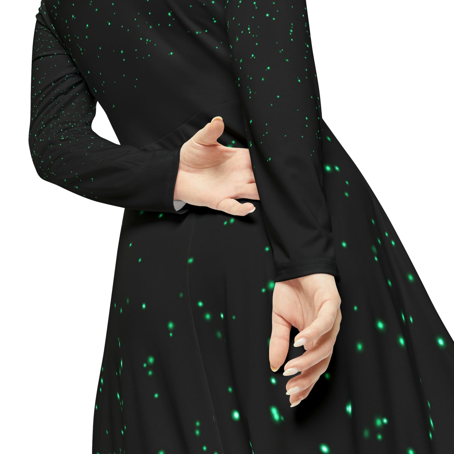 Women's Long Sleeve Dance Dress