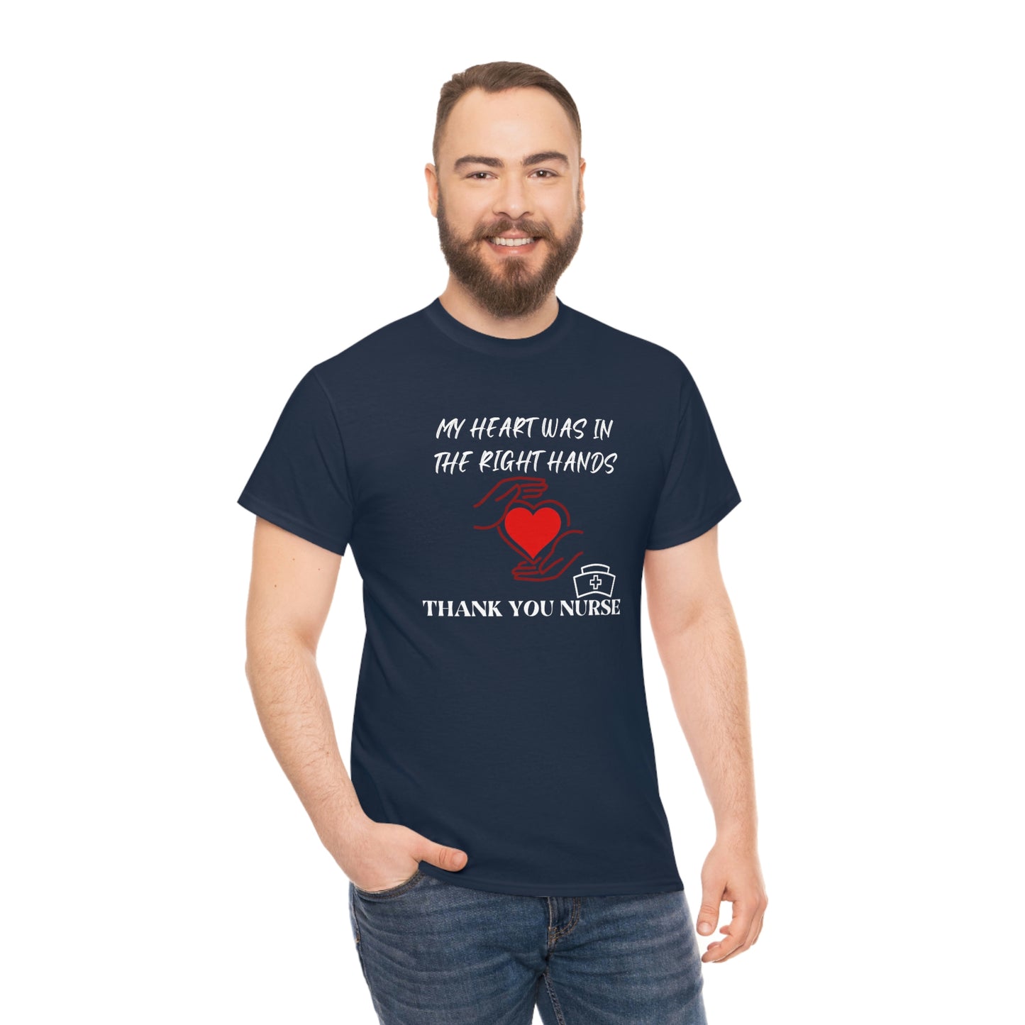 Medical, CVICU, EKG, Unisex Heavy Cotton Tee