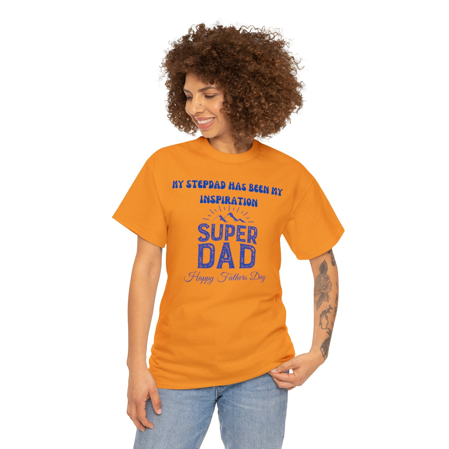 Exotic Print Fathers Day Unisex Heavy Cotton Tee