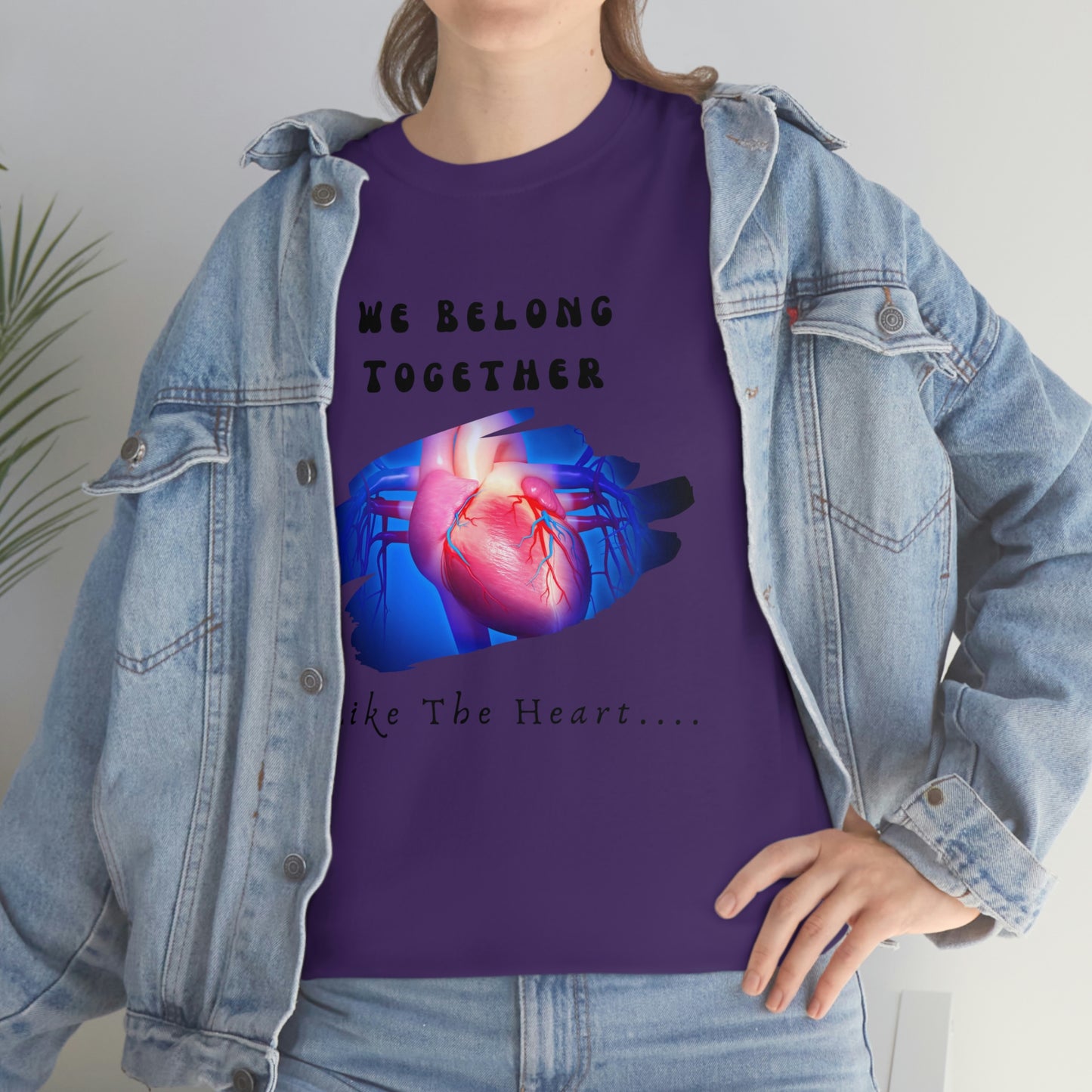 Stronger Together, Love, Unisex Heavy Cotton Tee