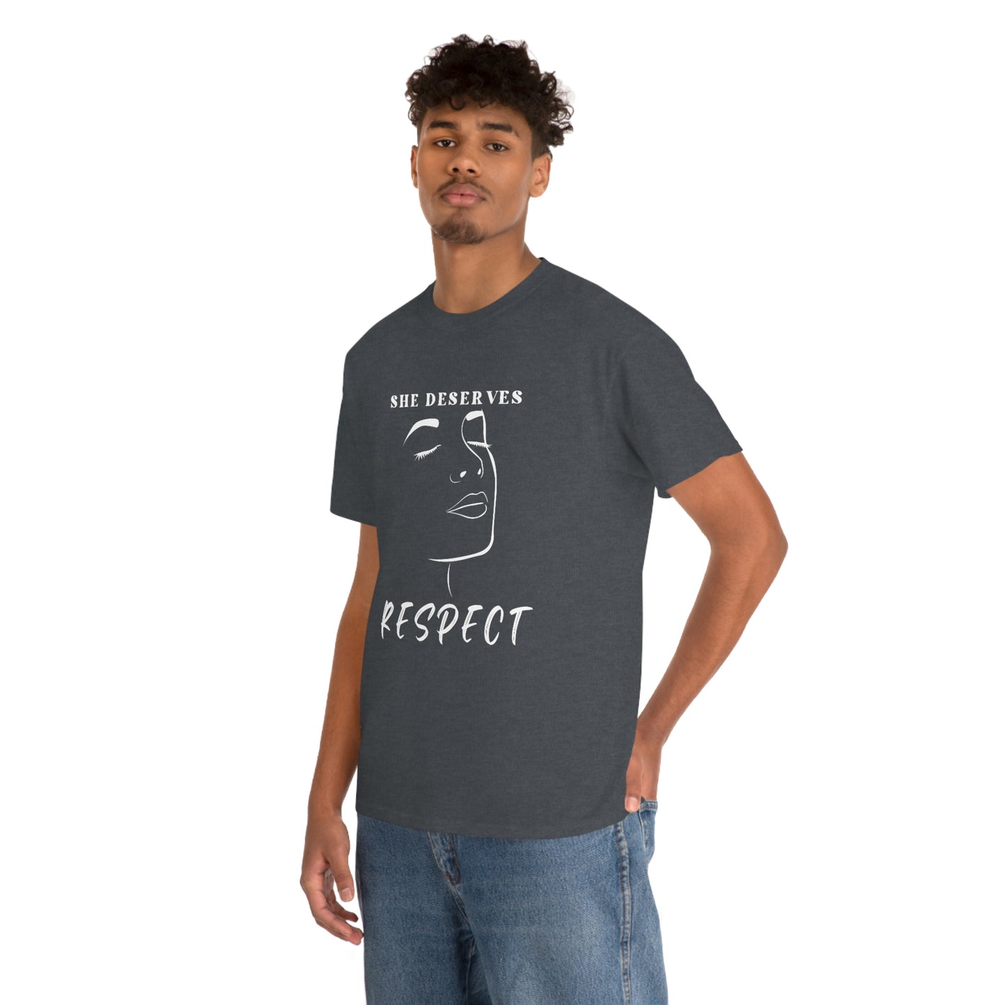 Respect Unisex Heavy Cotton Tee