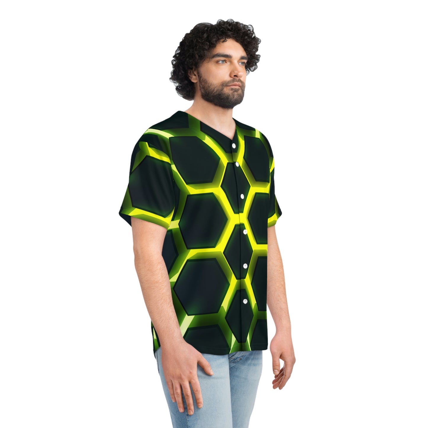 Exotic Print Baseball Jersey