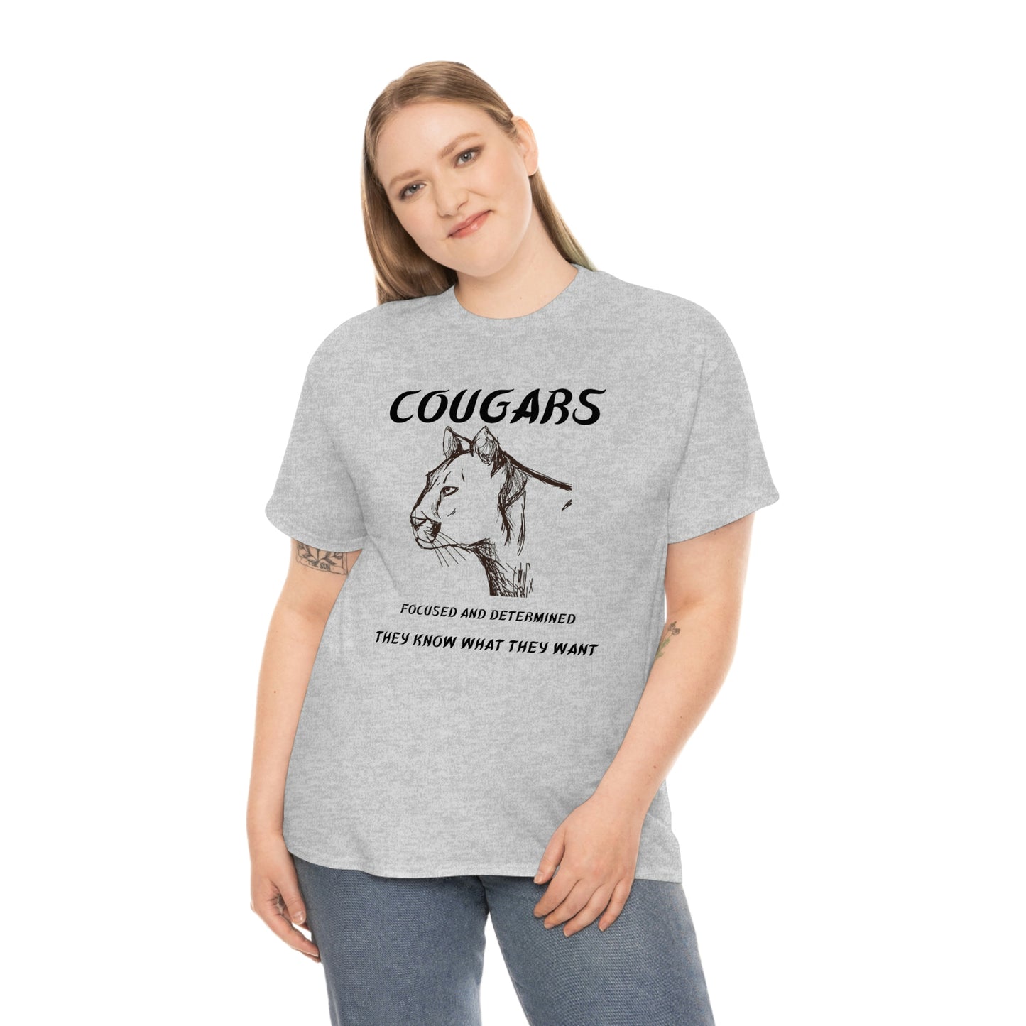 Cougars Unisex Heavy Cotton Tee