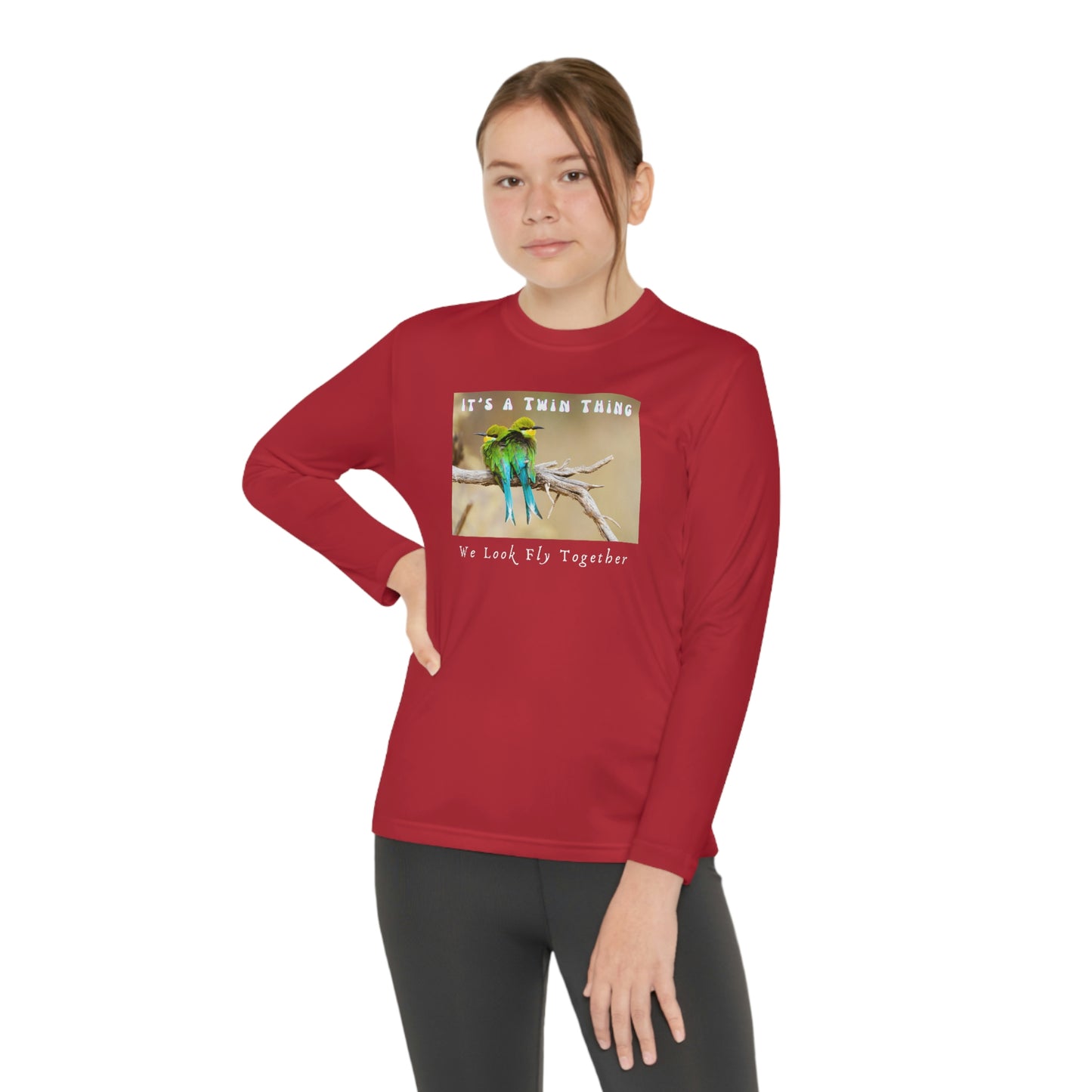 Twin, Youth Long Sleeve Competitor Tee