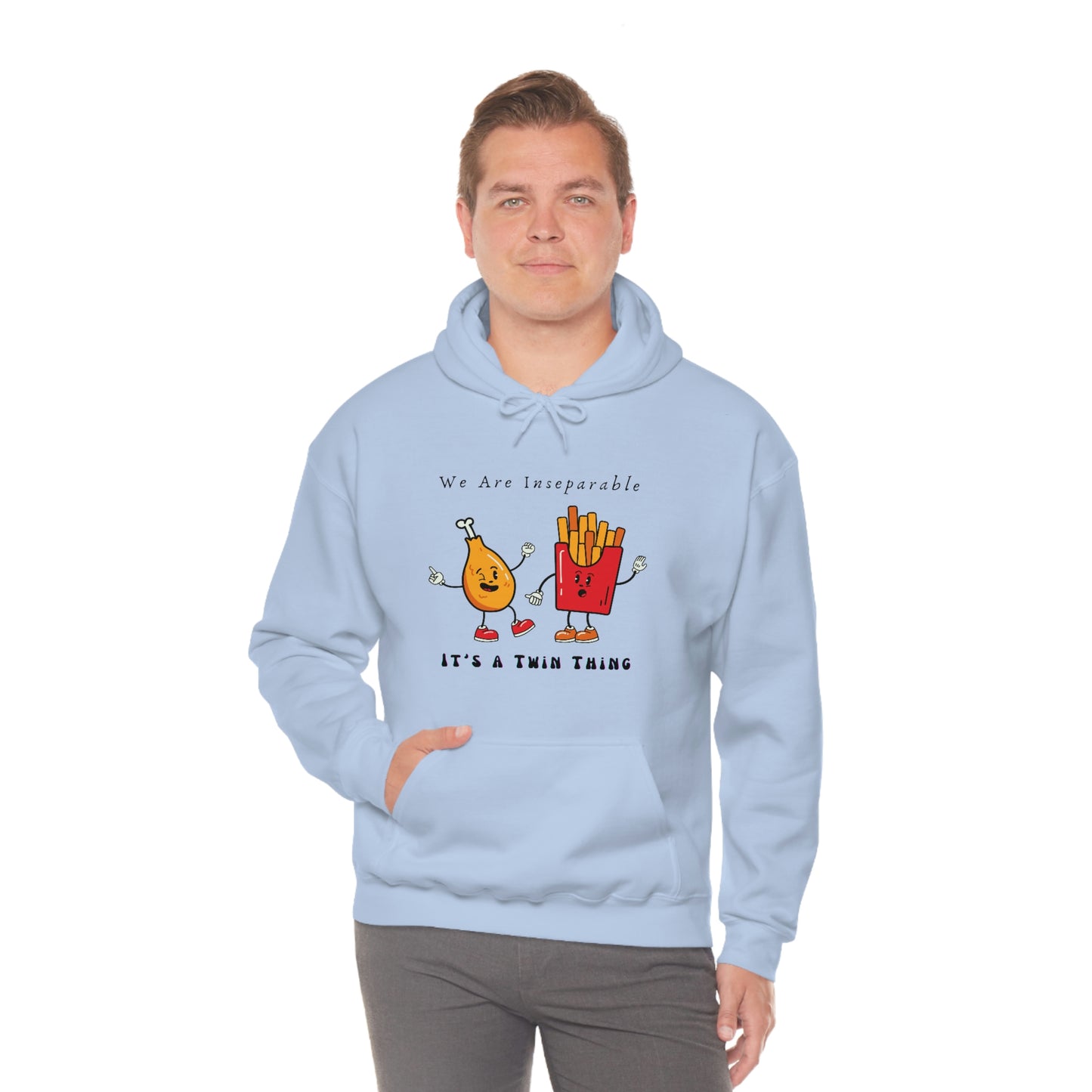 Twin, Unisex Heavy Blend™ Hooded Sweatshirt