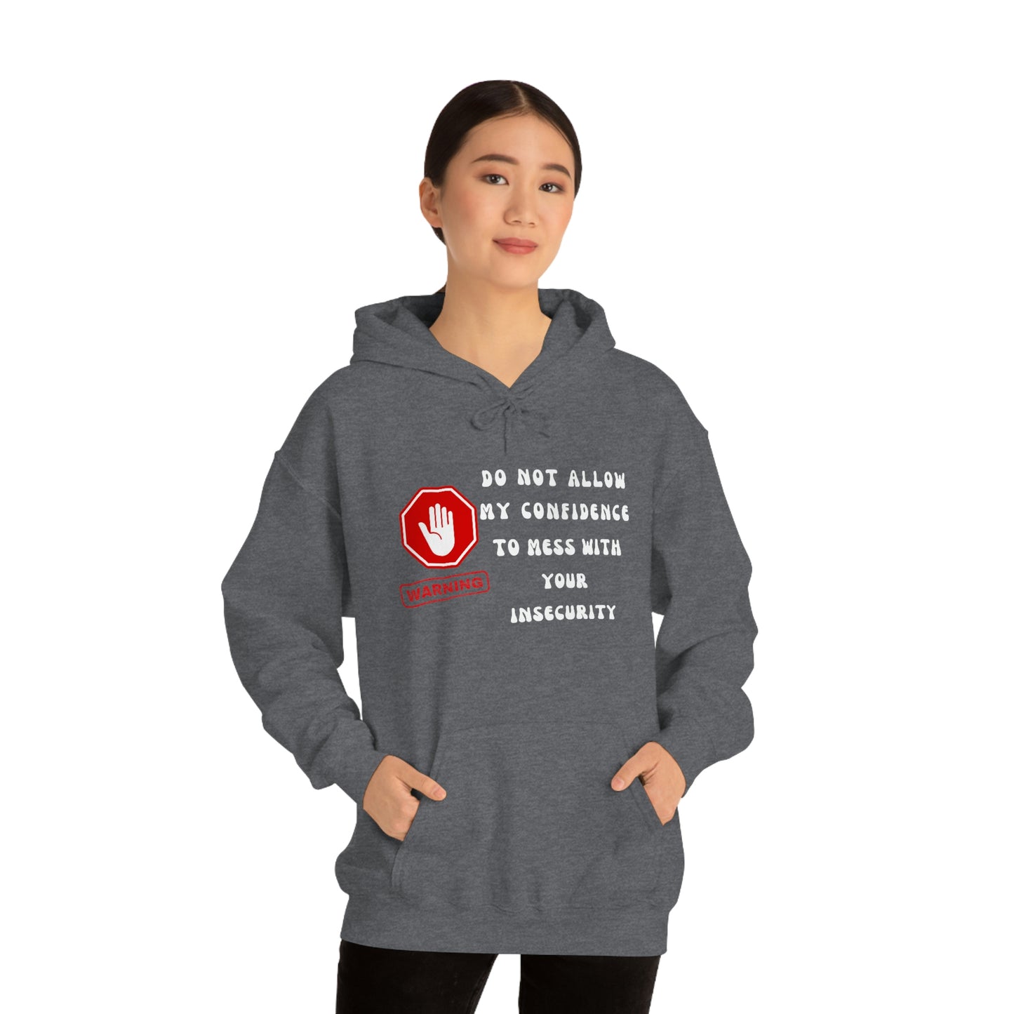 Warning, Unisex Heavy Blend™ Hooded Sweatshirt