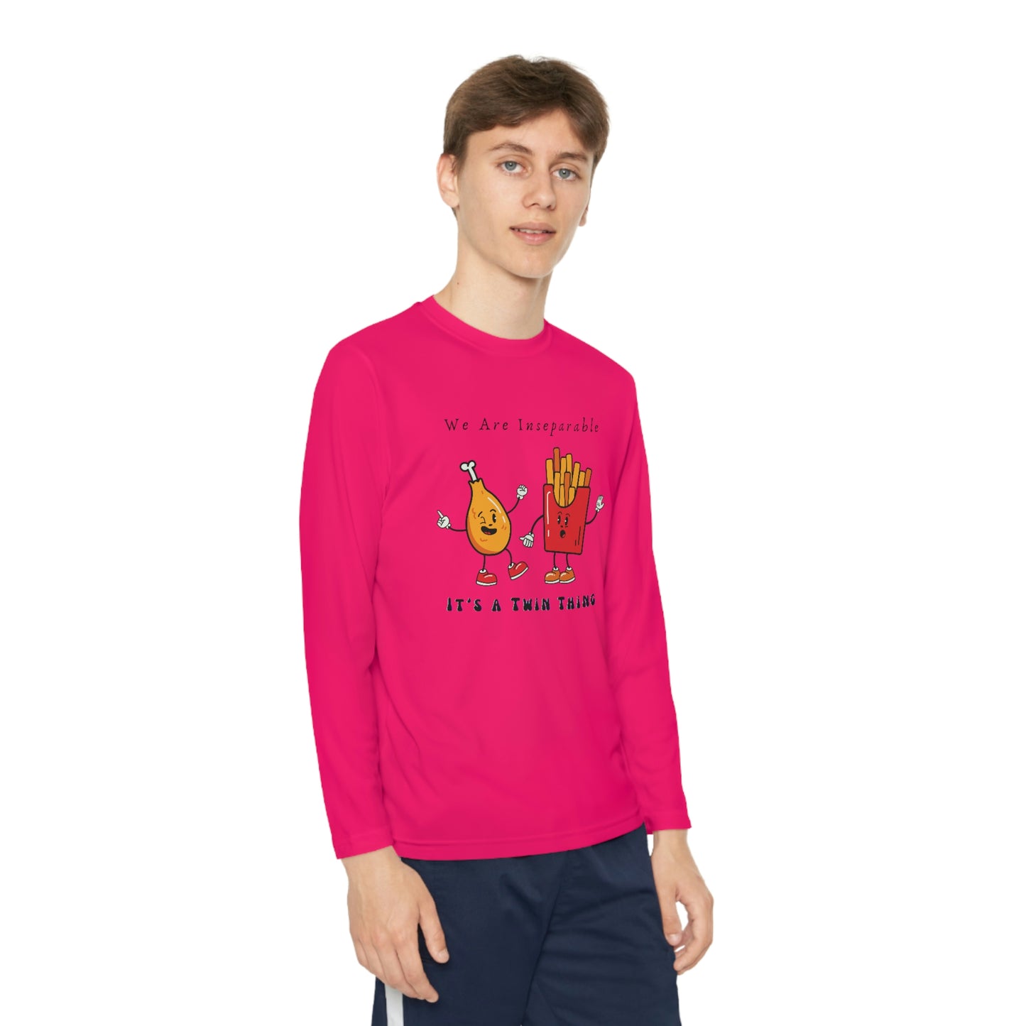 Twin, Youth Long Sleeve Competitor Tee