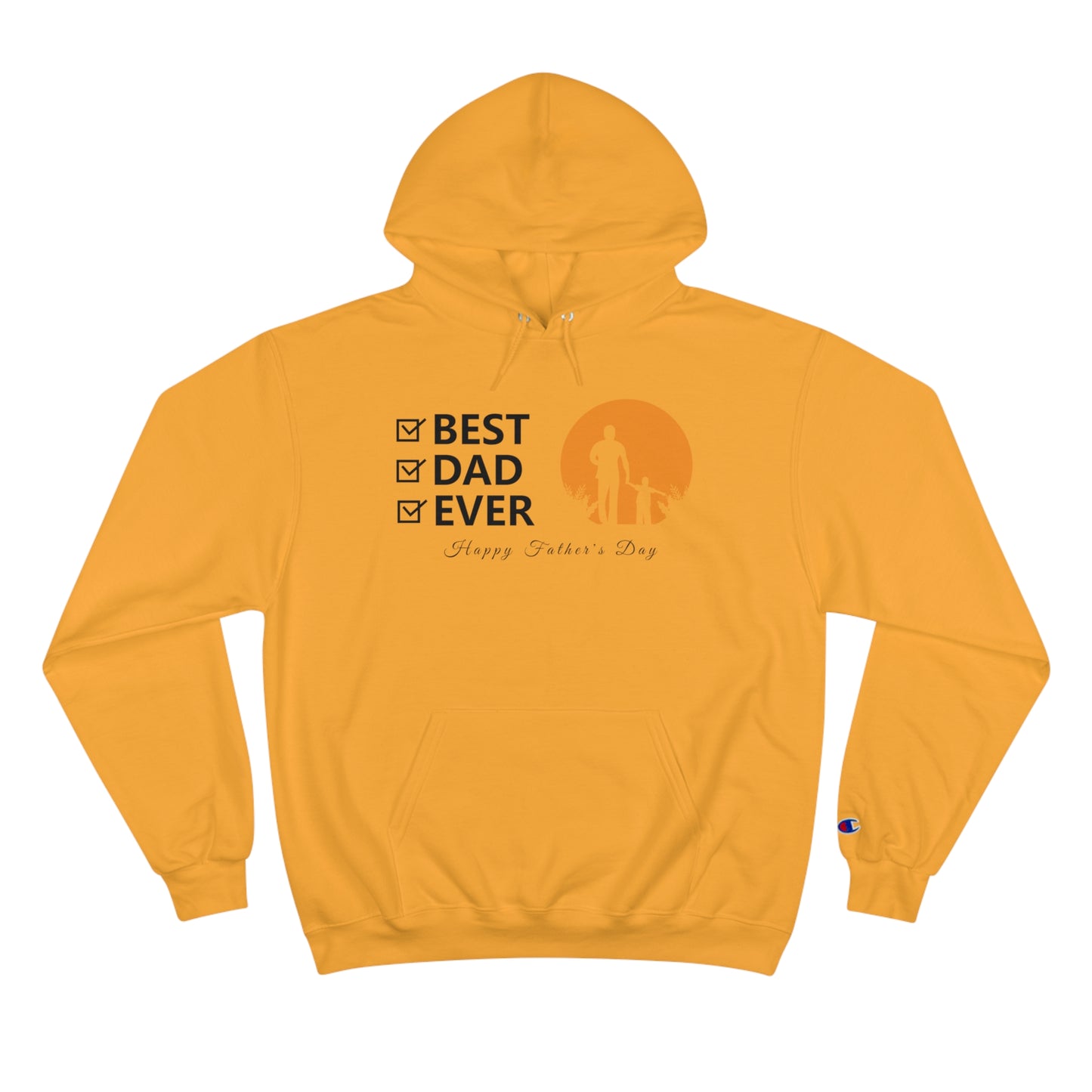 Exotic Print Father's Day Champion Hoodie