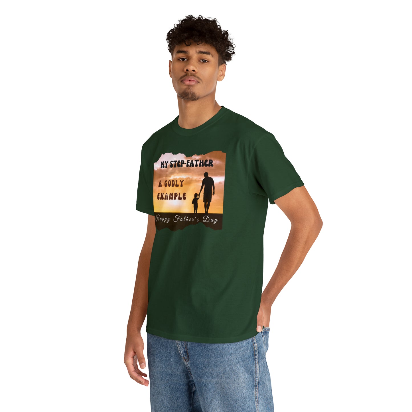 Exotic Print Father's Day Unisex Heavy Cotton Tee