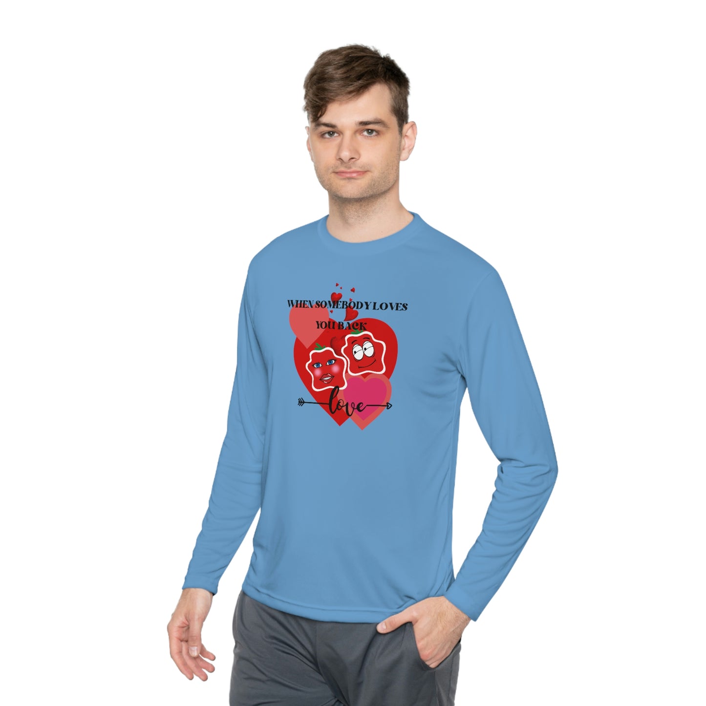 Smile Unisex Lightweight Long Sleeve Tee