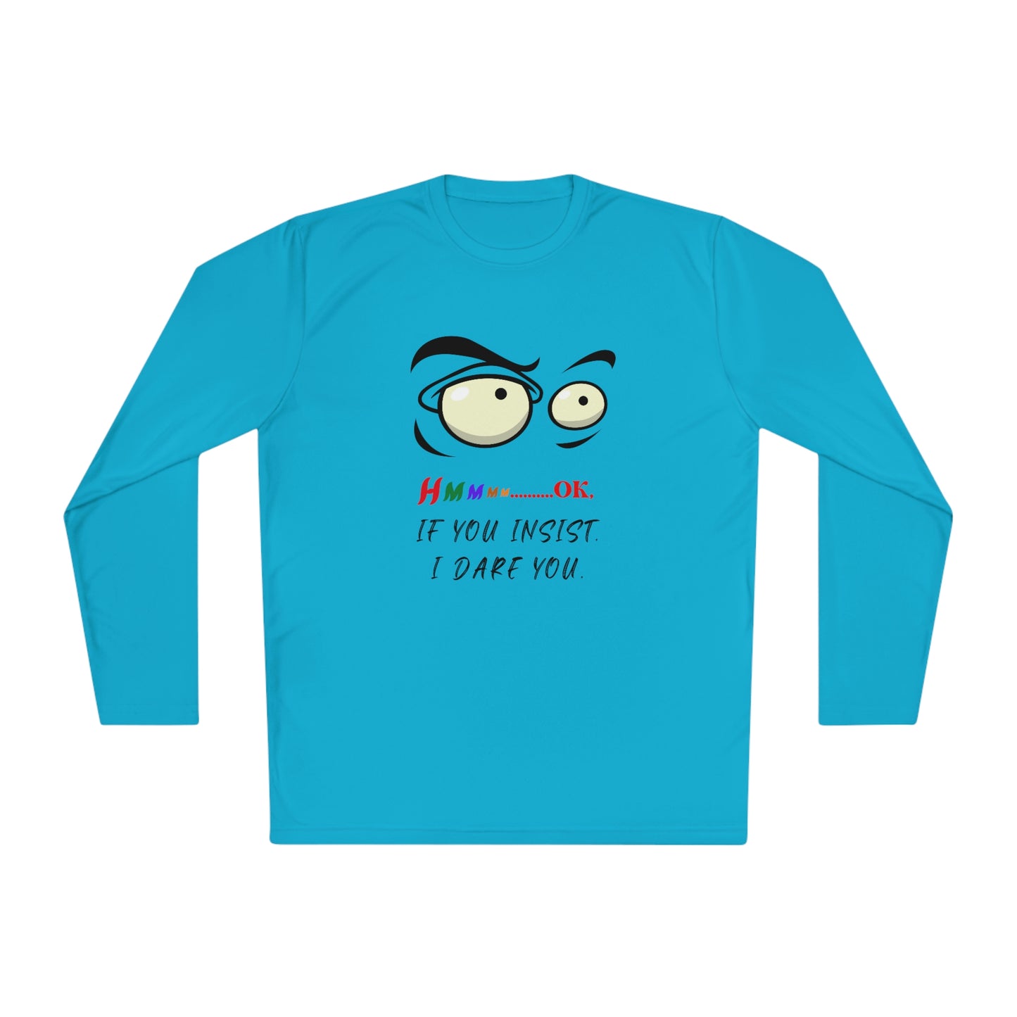 Hmmm, Unisex Lightweight Long Sleeve Tee