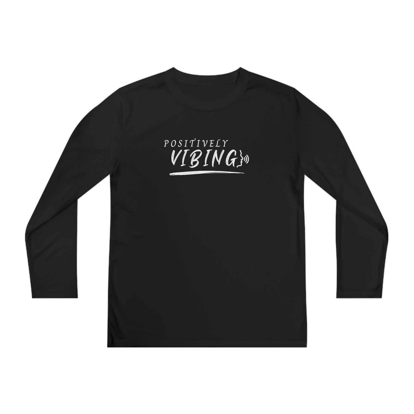 Vibes, Youth Long Sleeve Competitor Tee