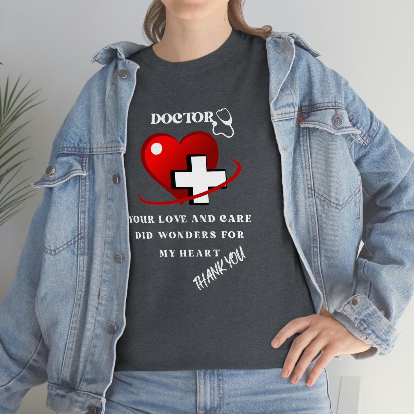 Medical, CVICU, EKG, Unisex Heavy Cotton Tee