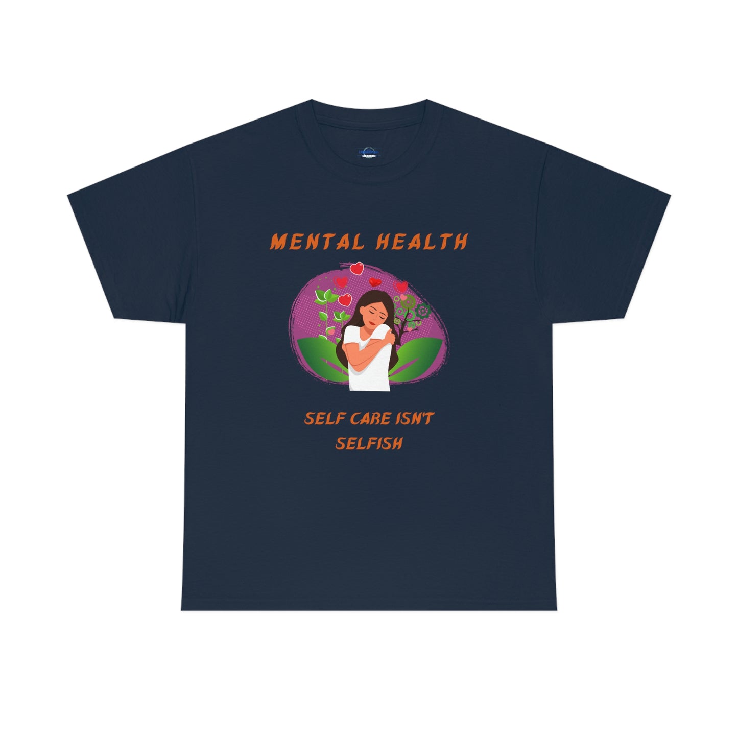 Mental Health Self Care Unisex Heavy Cotton Tee