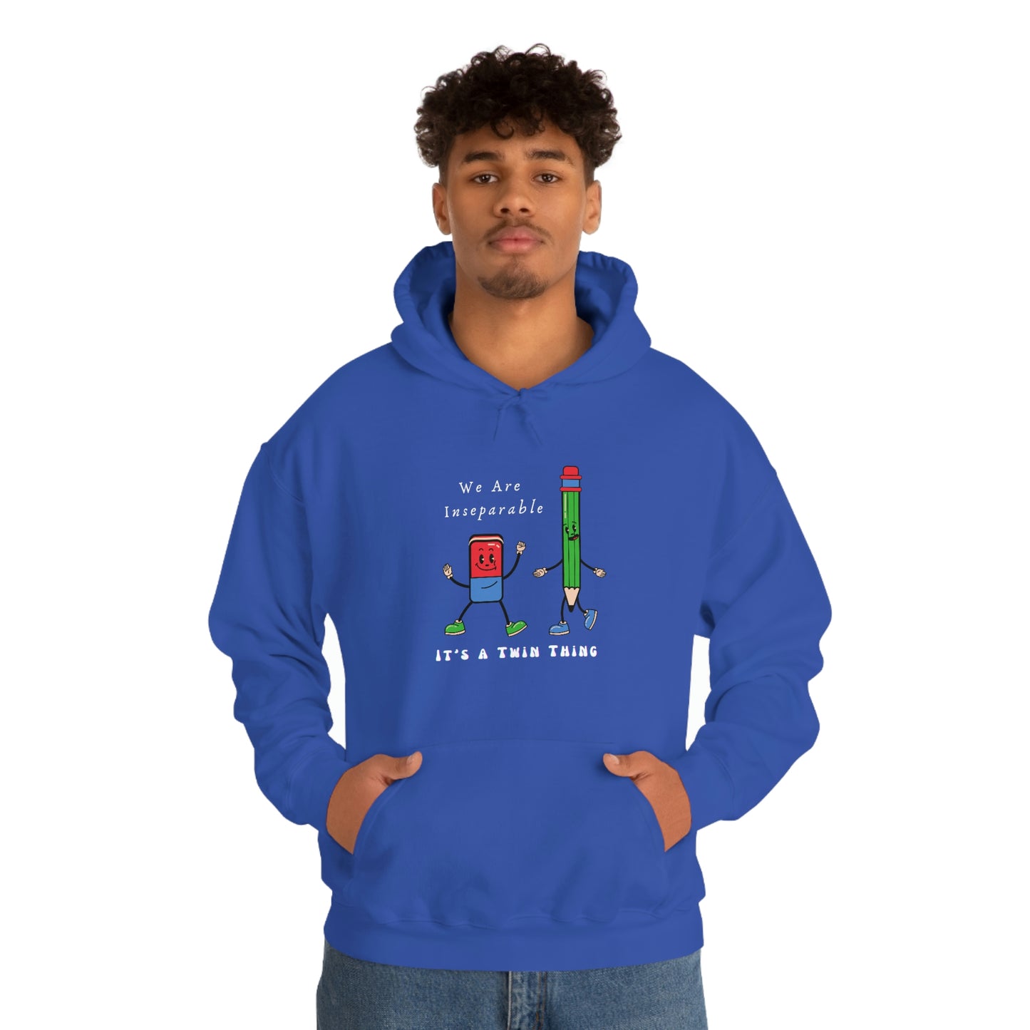 Twin, Unisex Heavy Blend™ Hooded Sweatshirt