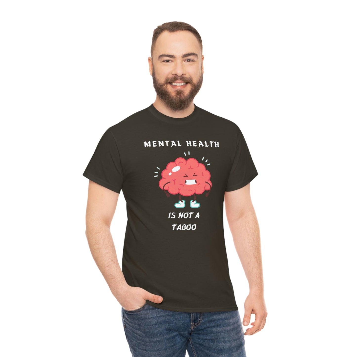 Mental Health Unisex Heavy Cotton Tee