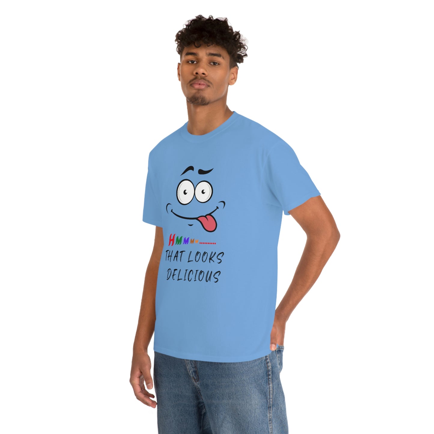 Hmmm, Funny, Unisex Heavy Cotton Tee