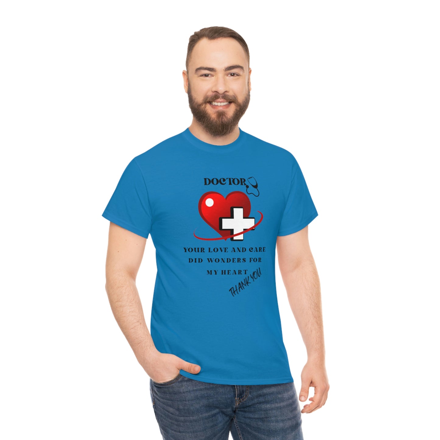 Medical, CVICU, EKG, Unisex Heavy Cotton Tee