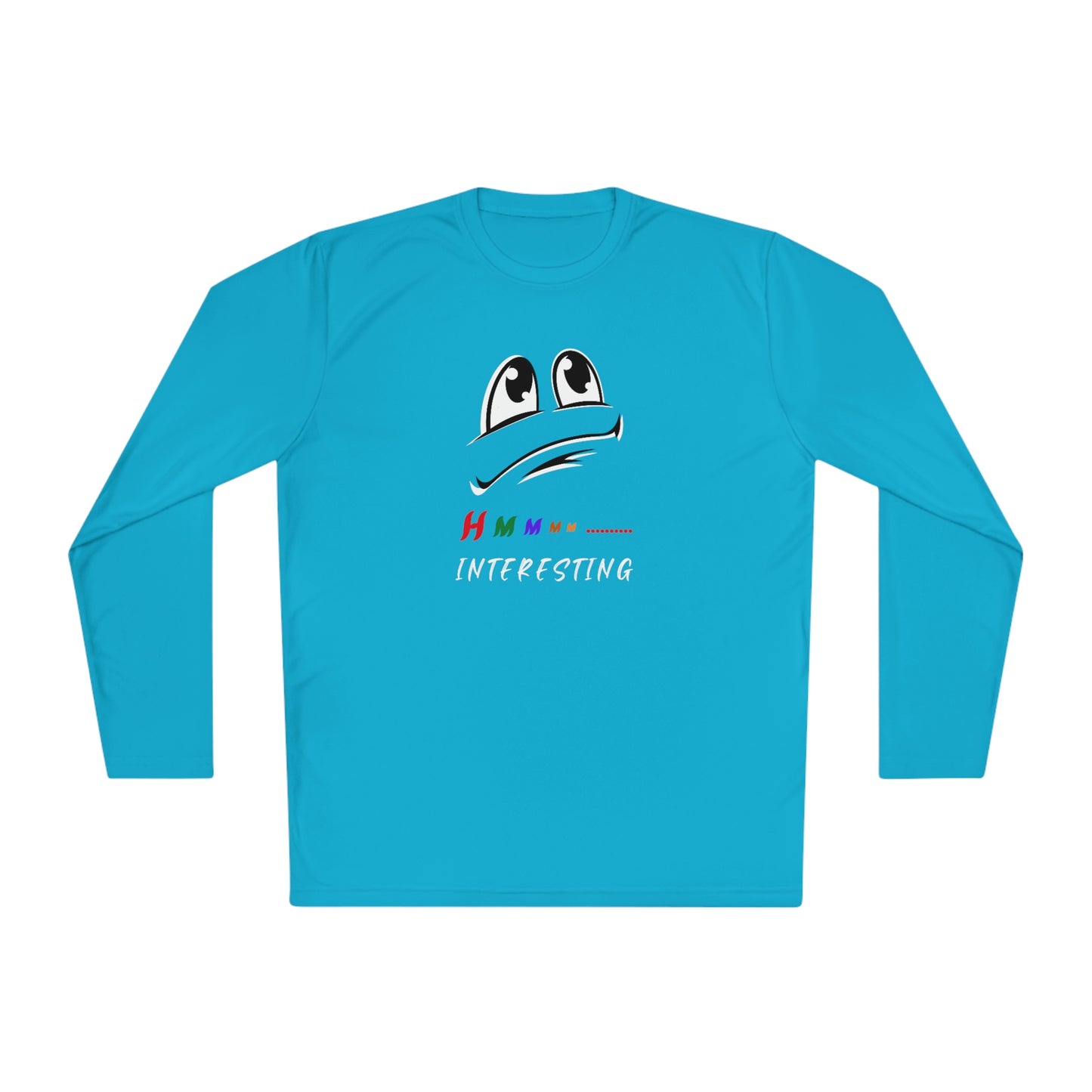 Hmmm, Unisex Lightweight Long Sleeve Tee