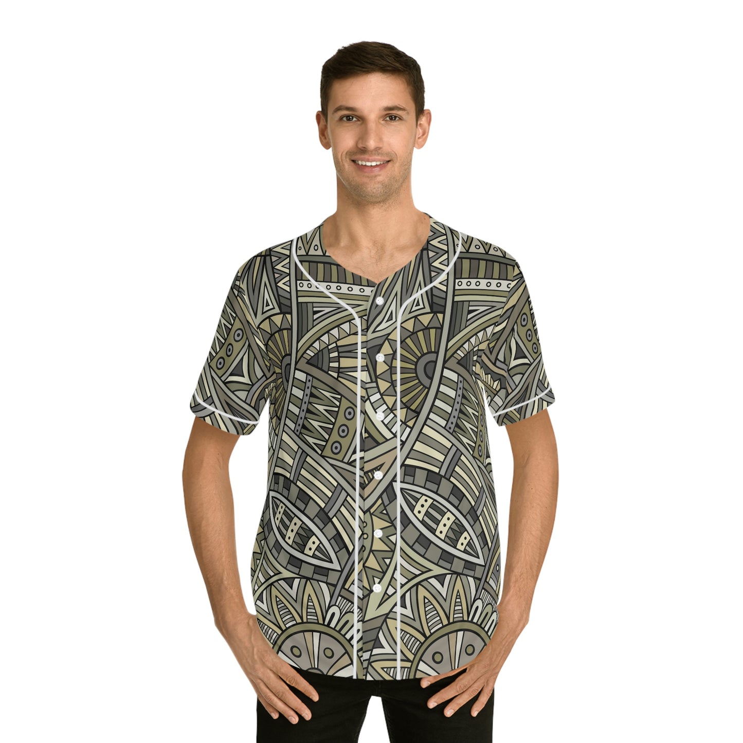 Exotic Print Baseball Jersey