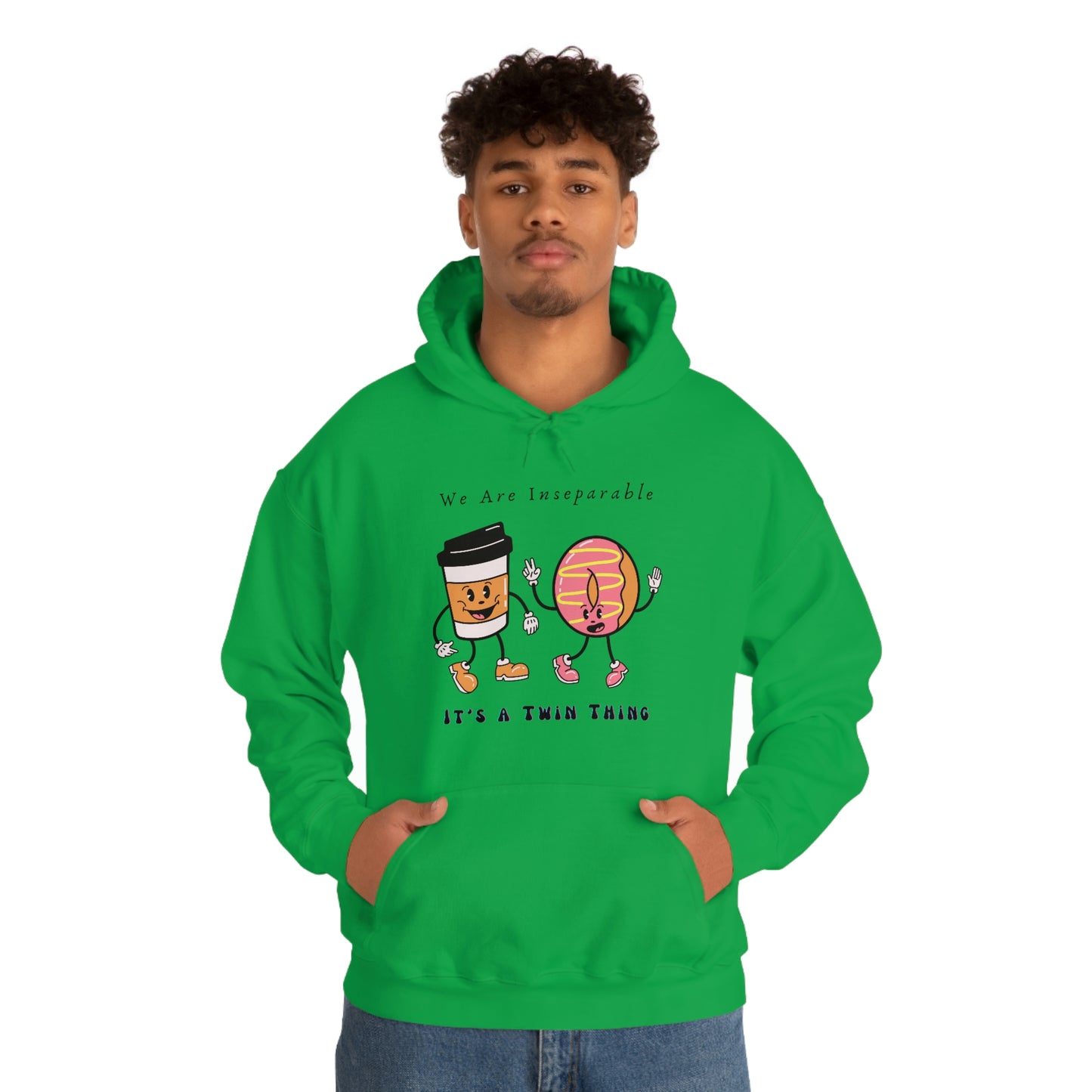 Twin, Unisex Heavy Blend™ Hooded Sweatshirt