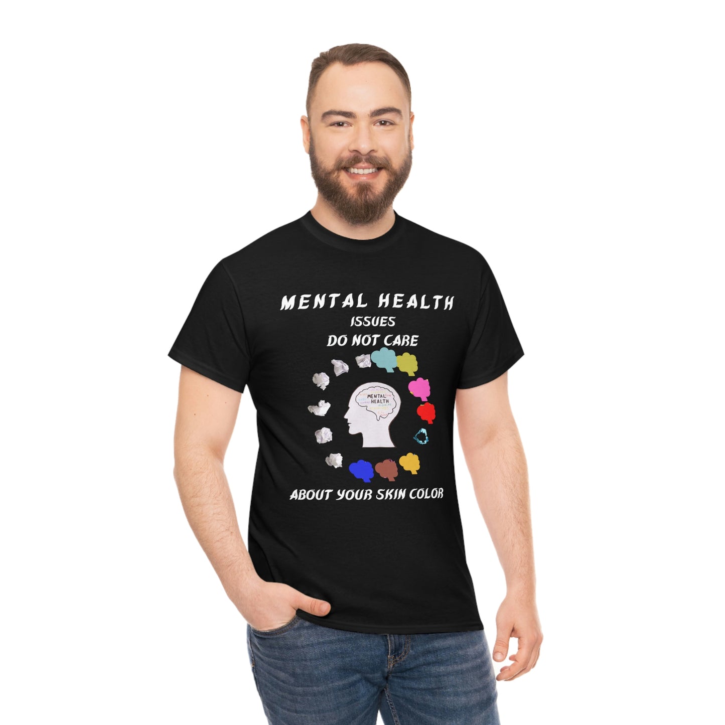 Mental Health Unisex Heavy Cotton Tee